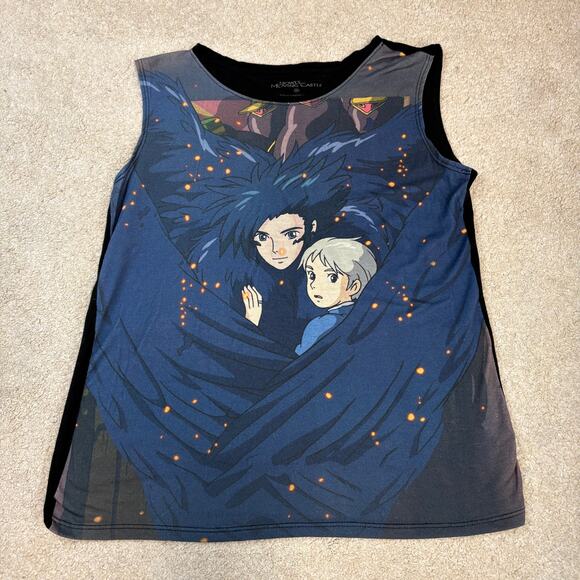 Her Universe Tops - Her Universe Studio Ghibli Howl’s Moving Castle Embrace Girls Muscle Tank Size M